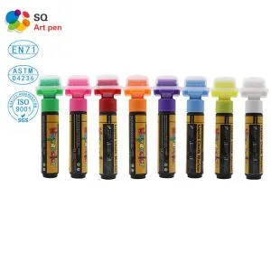 ชอล์กปากกามาร์กเกอร์เขียนบนกระจก